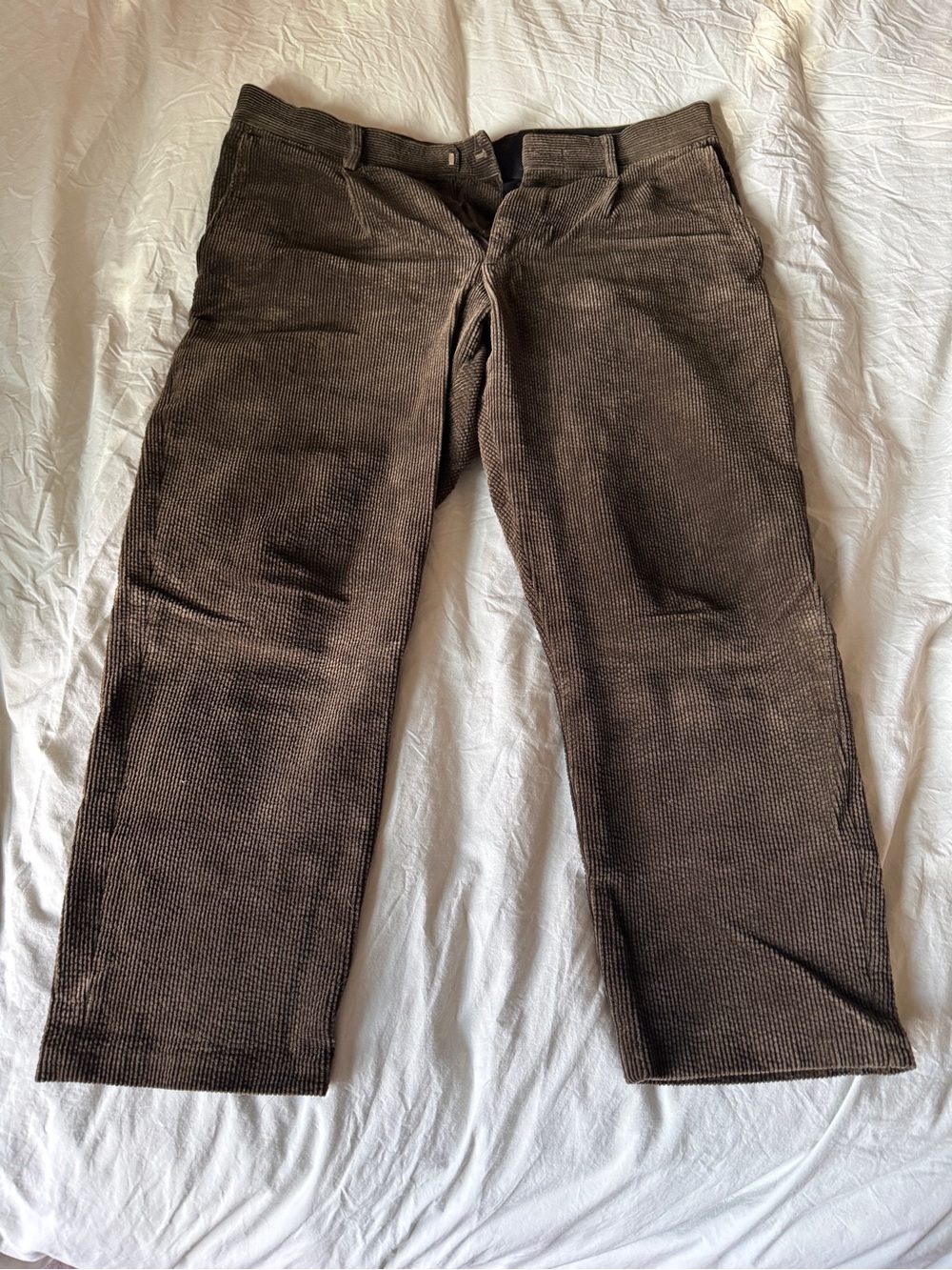 NN07 - Bill cropped corduroy pant, size 33x32 - Hunter Green